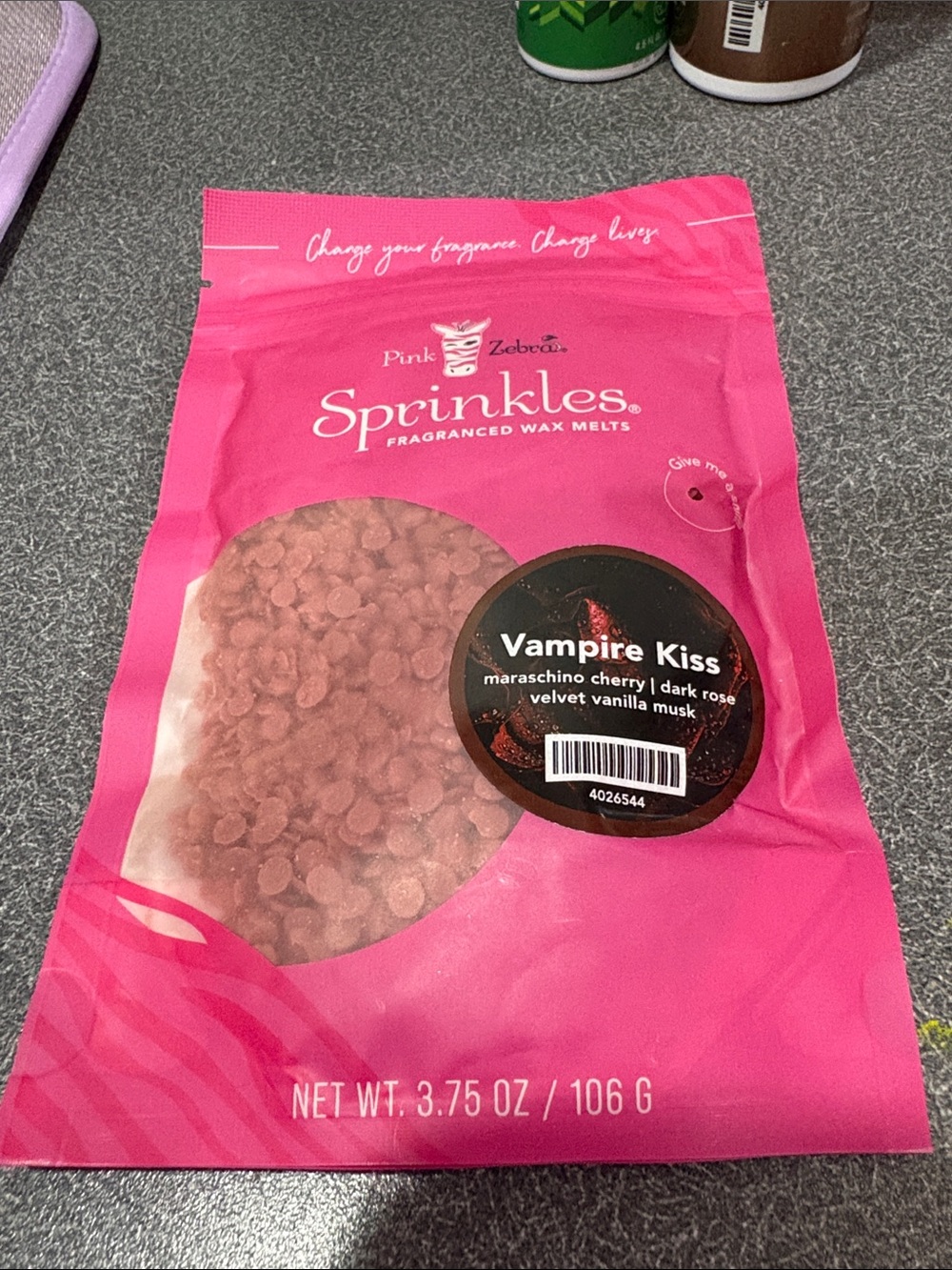 Pink Zebra Pink Sprinkles Wax Melts - Vampire Kiss